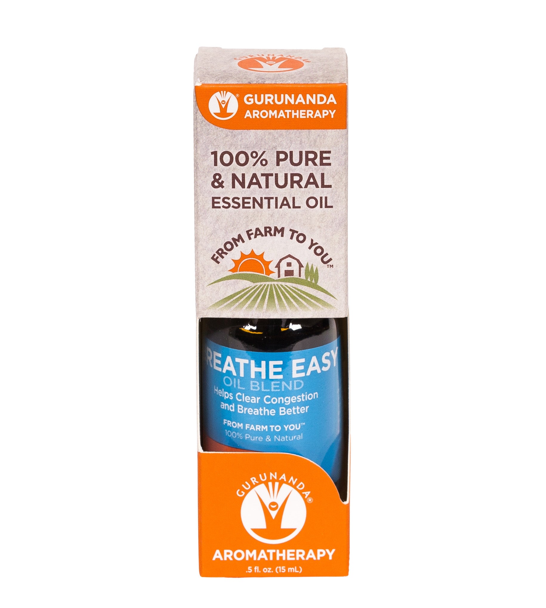 Breathe Easy Essential Oil 100 Natural & Pure GuruNanda