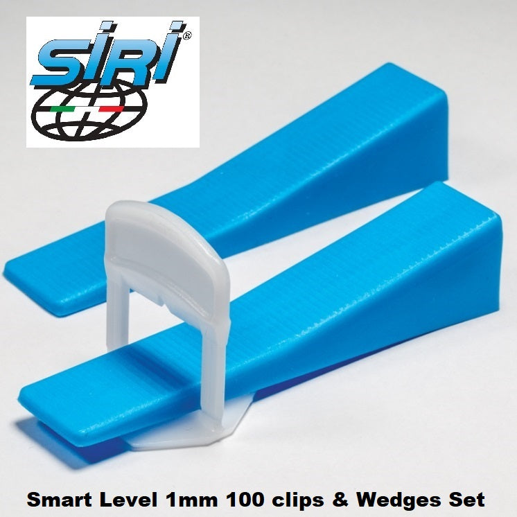 1mm Tile Spacers Smart Level System Tools Floors Walls Clips And