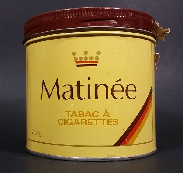 Vintage Early 1970s Matinee Cigarette Tobacco Tin Imperial Tobacco Bil ...