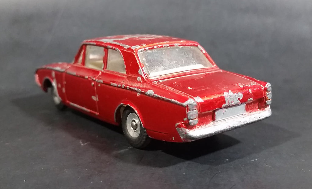 Vintage 1960s Dinky Toys Meccano Ford Consul Corsair Red No. 130 Die C ...