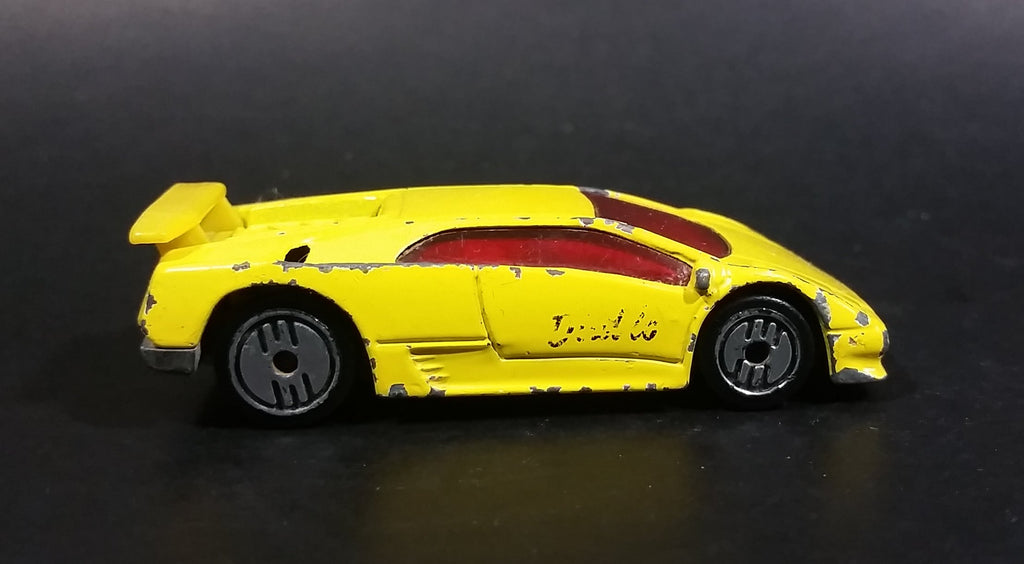 1994 Hot Wheels Lamborghini Diablo Yellow Die Cast Toy Exotic Sports C Treasure Valley 