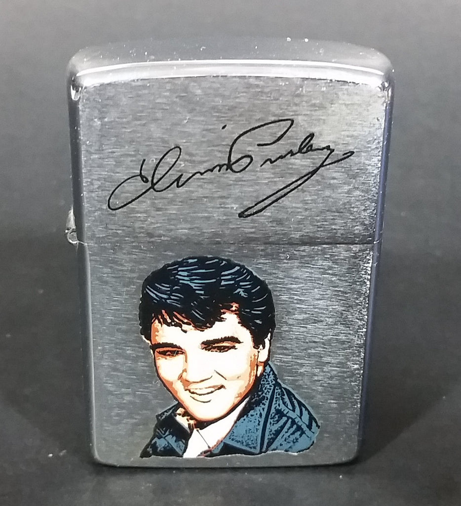 Vintage Collectible 1989 Elvis Presley Zippo Lighter In Black Case N 