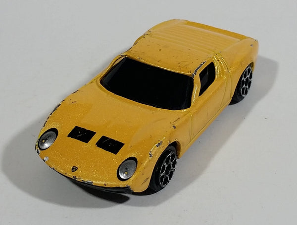 Maisto Fresh Metal 1966 Lamborghini Miura Yellow 1/64 Scale Die Cast T –  Treasure Valley Antiques & Collectibles