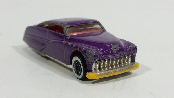 1990 Hot Wheels Purple Passion Red Interior White Wall Dark Purple Die Treasure Valley 5717