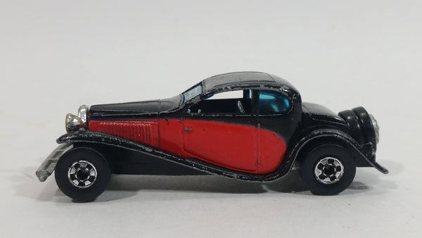 1981 Hot Wheels '37 Bugatti Black Red Die Cast Toy Classic Luxury Car ...