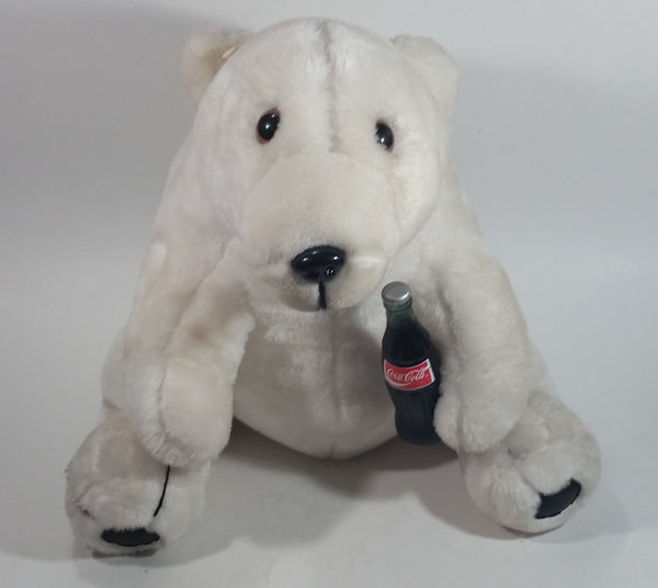 coca cola polar bear plush in bottle