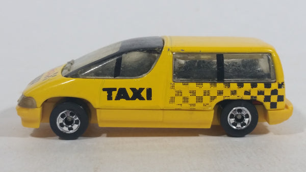 yellow minivan