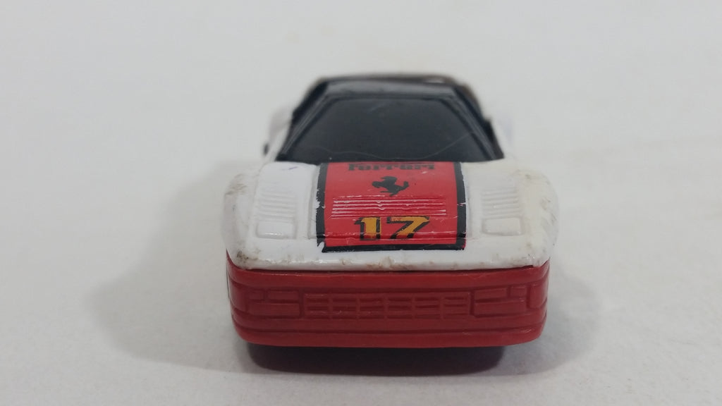 Vintage 1986 Matchbox Burnin Key Cars Ferrari #17 White Red Die Cast T ...