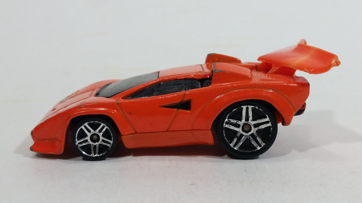 2004 Hot Wheels First Editions Tooned Lamborghini Countach Orange Die –  Treasure Valley Antiques & Collectibles