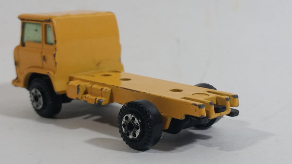 Vintage Yatming Semi Delivery Truck Yellow Die Cast Toy Car Vehicle ...