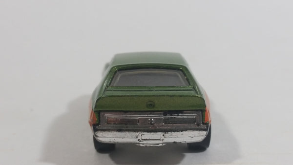 2010 Hot Wheels Muscle Mania AMC Javelin AMX Dark Lime Green Die Cast ...