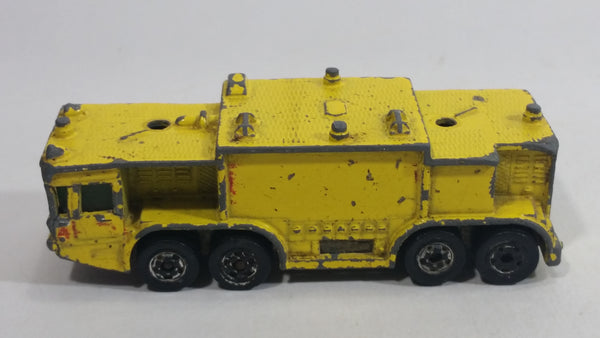 yellow fire truck toy