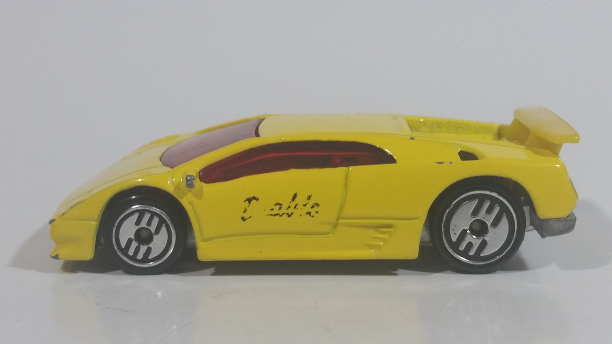 1994 Hot Wheels Lamborghini Diablo Yellow Die Cast Toy Exotic Sports C –  Treasure Valley Antiques & Collectibles