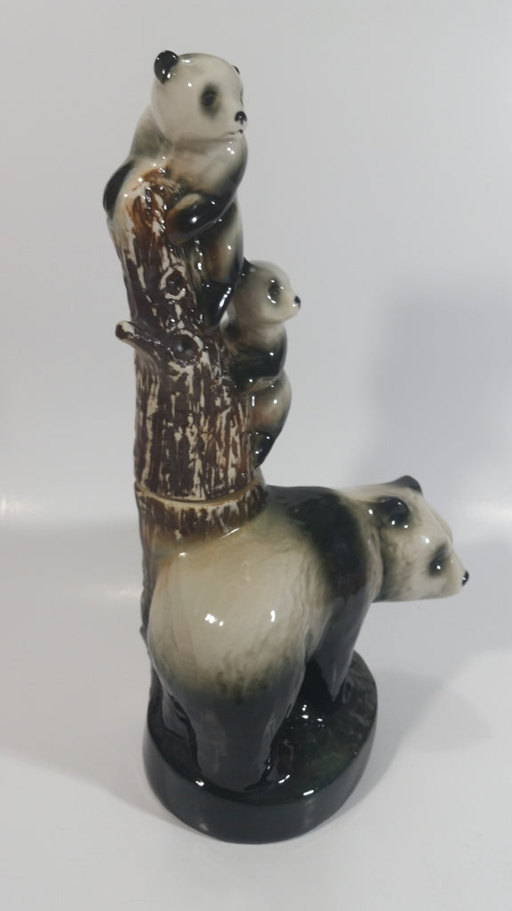 Vintage 1980 Jim Beam Panda Themed Regal China Liquor Decanter 12