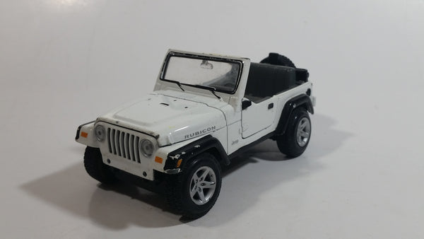 Maisto 2003 Jeep Wrangler Rubicon 1/35 Scale White Die Cast Toy Car Ve –  Treasure Valley Antiques & Collectibles
