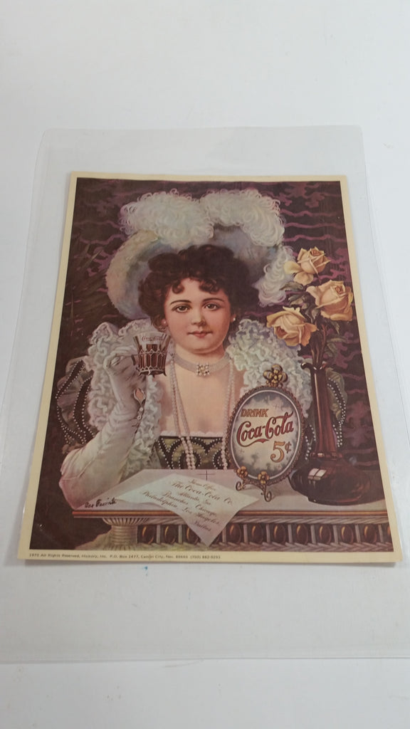 Vintage 1975 Hickory Inc. Carson City, Nevada Coca-Cola Coke Woman Dri ...