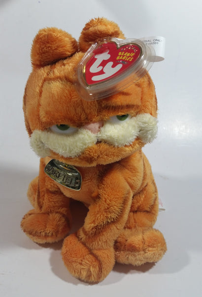 orange cat beanie baby