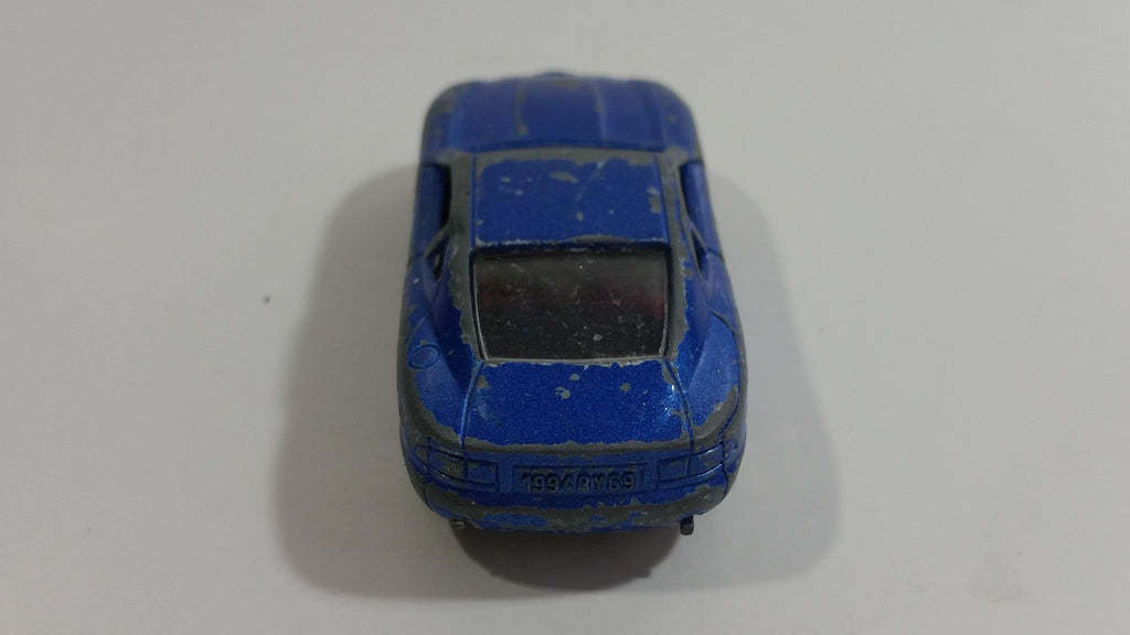 Majorette No. 229 Aston Martin DB7 Blue Die Cast Toy Car Vehicle with ...
