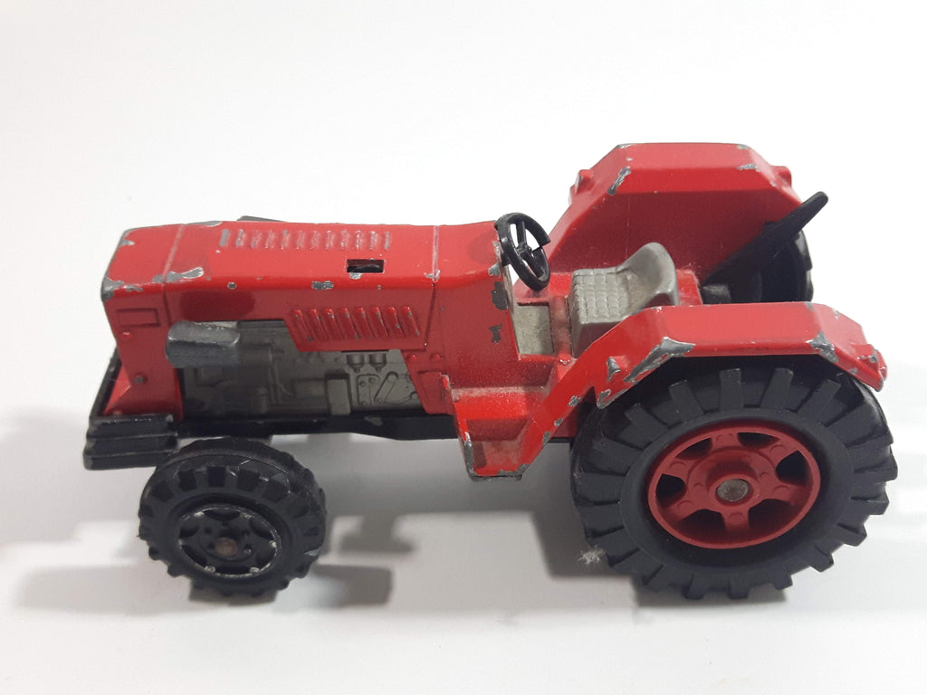 Vintage Majorette Farm Tractor Red 1/36 Scale Die Cast Toy Car Farming ...