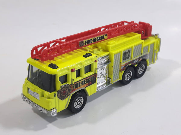 2011 Matchbox Mission Force Fire Crew Pierce Quantum 75' Aerial Ladder ...