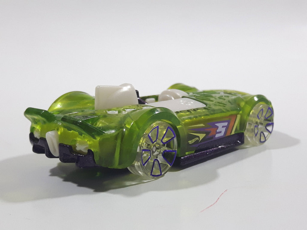 2019 Hot Wheels X Raycers Monteracer Clear Lime Green Die Cast Toy Rac Treasure Valley 2881