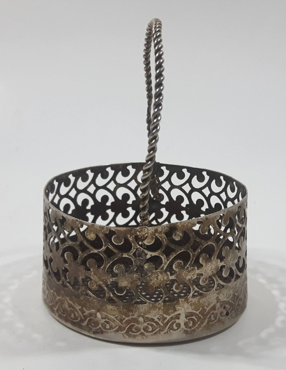 Miniature Small Metal Ornate Basket – Treasure Valley Antiques ...