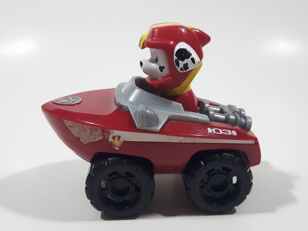 Spin Master Paw Patrol Marshall Character Boat Red Plastic Die Cast To 