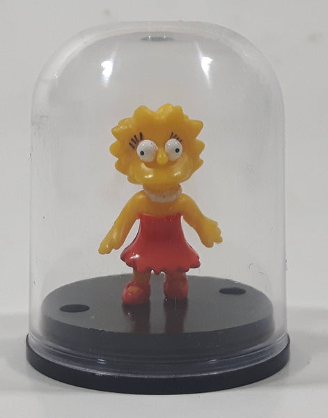 Yujin The Simpsons Lisa Simpson Miniature 1 1/8" Tall Toy Figure in Dome Case
