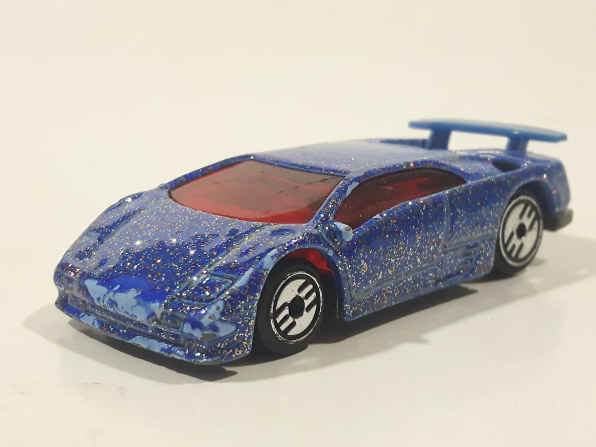 1992 Hot Wheels Lamborghini Diablo Blue with Red Glitter Die Cast Toy –  Treasure Valley Antiques & Collectibles