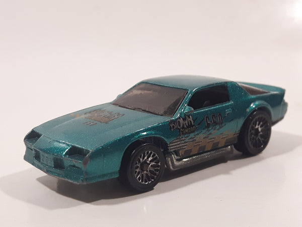 1999 Hot Wheels Camaro Z28 Metalflake Aqua Green Die Cast Toy Car Vehi –  Treasure Valley Antiques & Collectibles