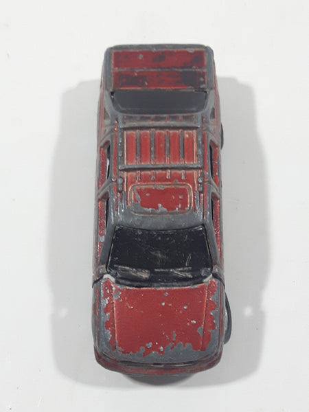 Maisto 2002 Chevrolet Avalanche Truck Dark Red Die Cast Toy Car Vehicl ...