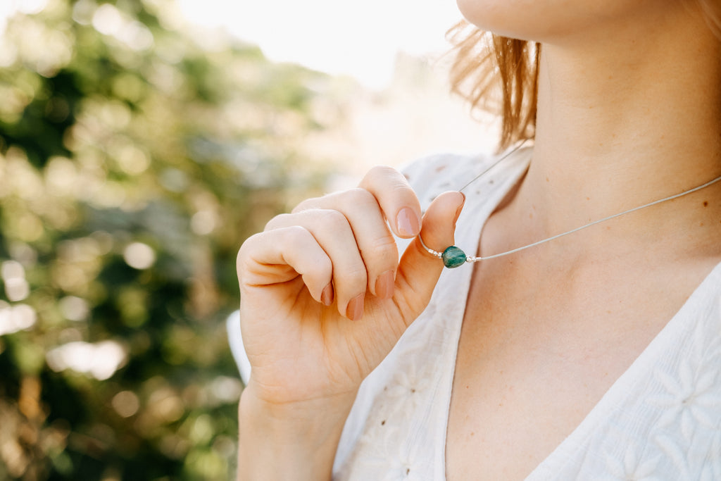 Amazonite, origin and effects. Bohovibes handmade zodiac mineral jewelry.