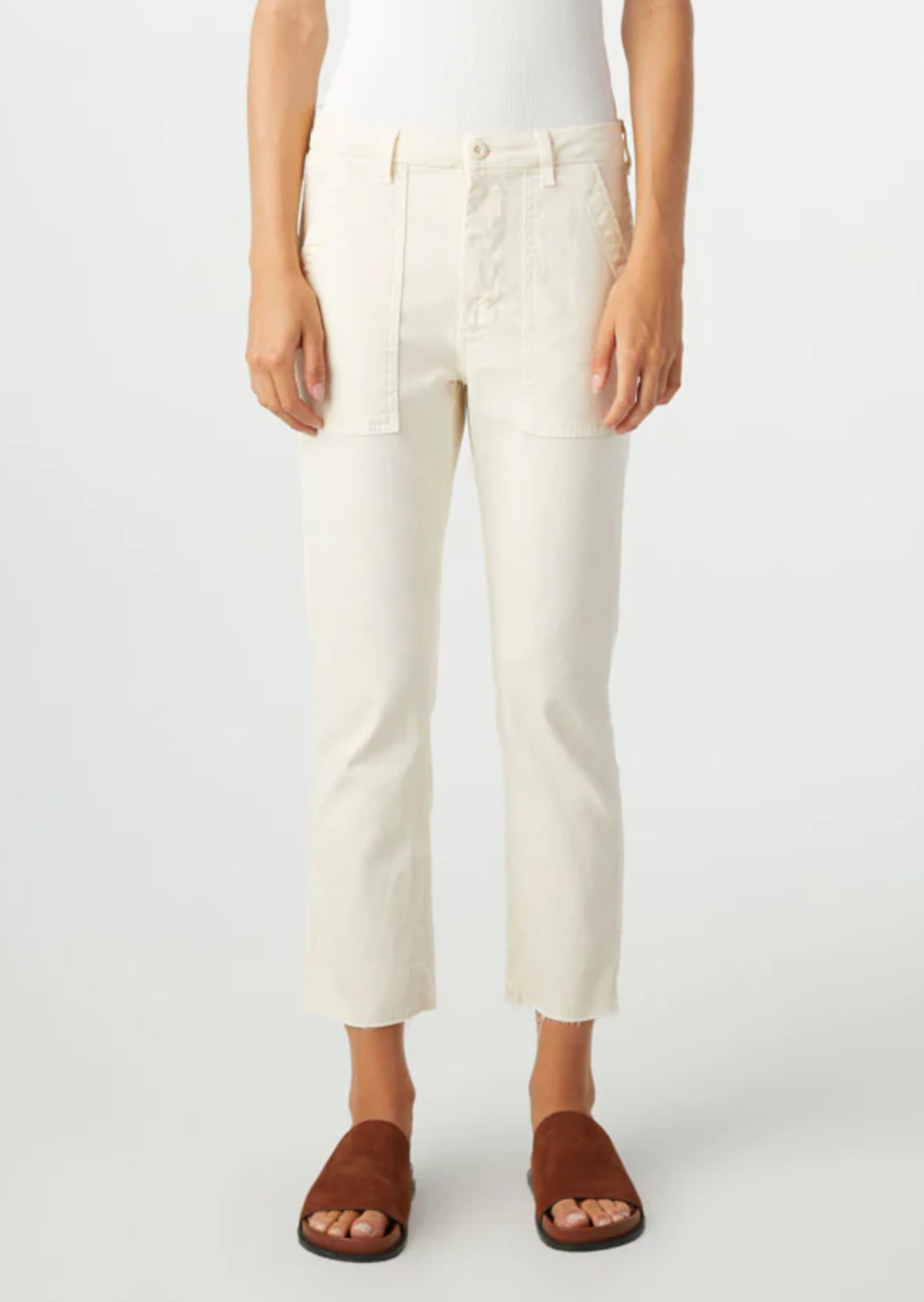 Easy Army Trouser in Bone | Amo
