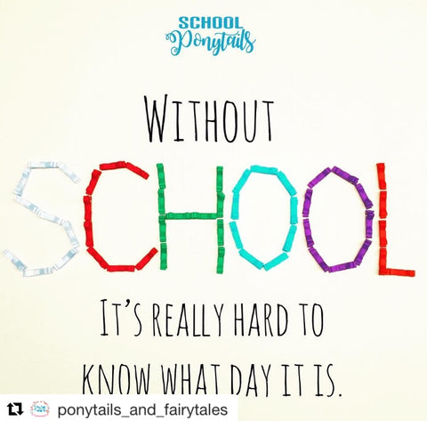 Without school it's really hard to know what day it is | school quotes by www.PonytailsAndFairytales.com.au