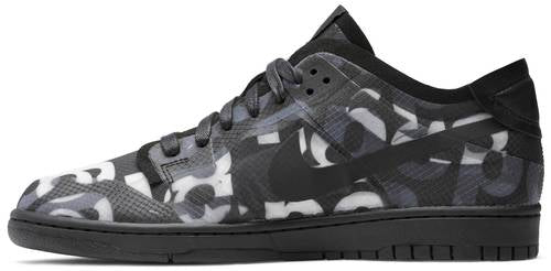 nike dunk low comme des garcons print