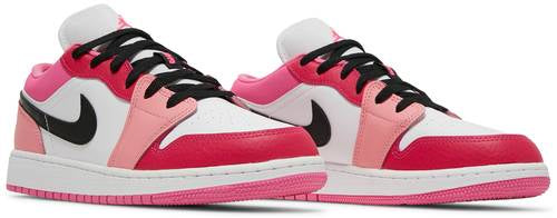 pink jordans low top