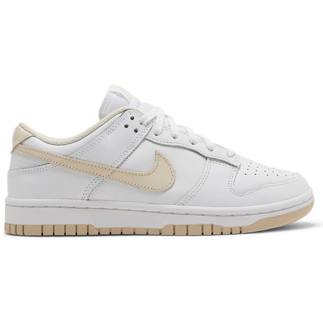 nike low dunk pearl white