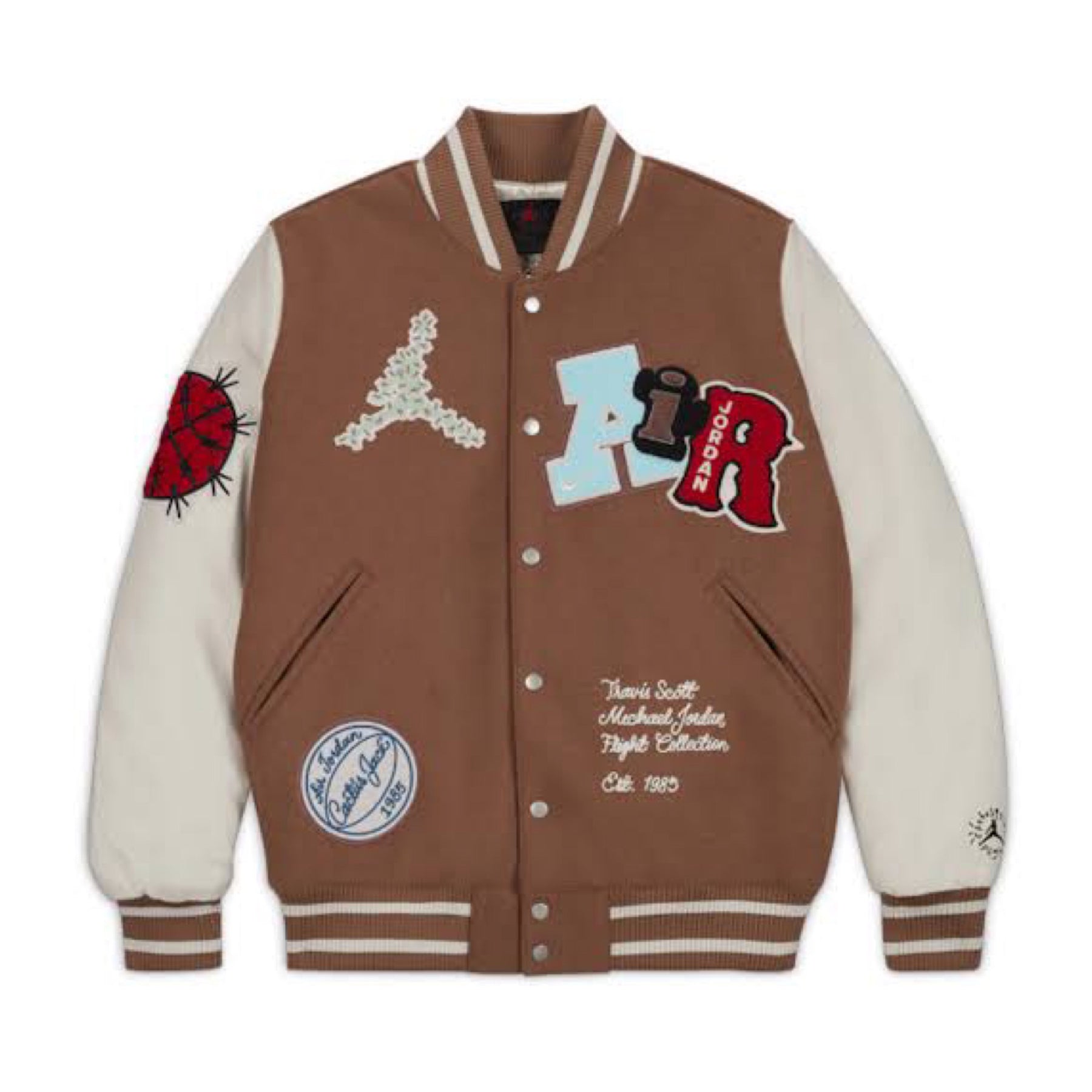 Travis Scott x Jordan Varsity Jacket - Antique Brown – Underrated
