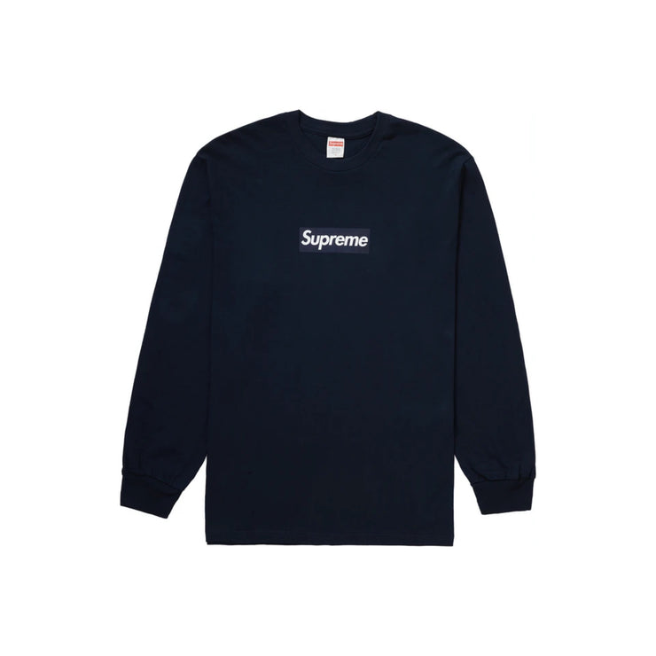 Supreme Box Logo L/S Tee - Navy (FW20)