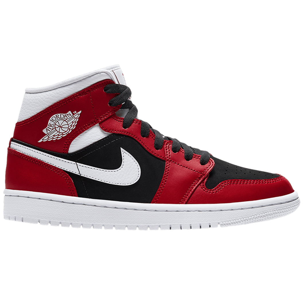 red jordan 1 mid womens