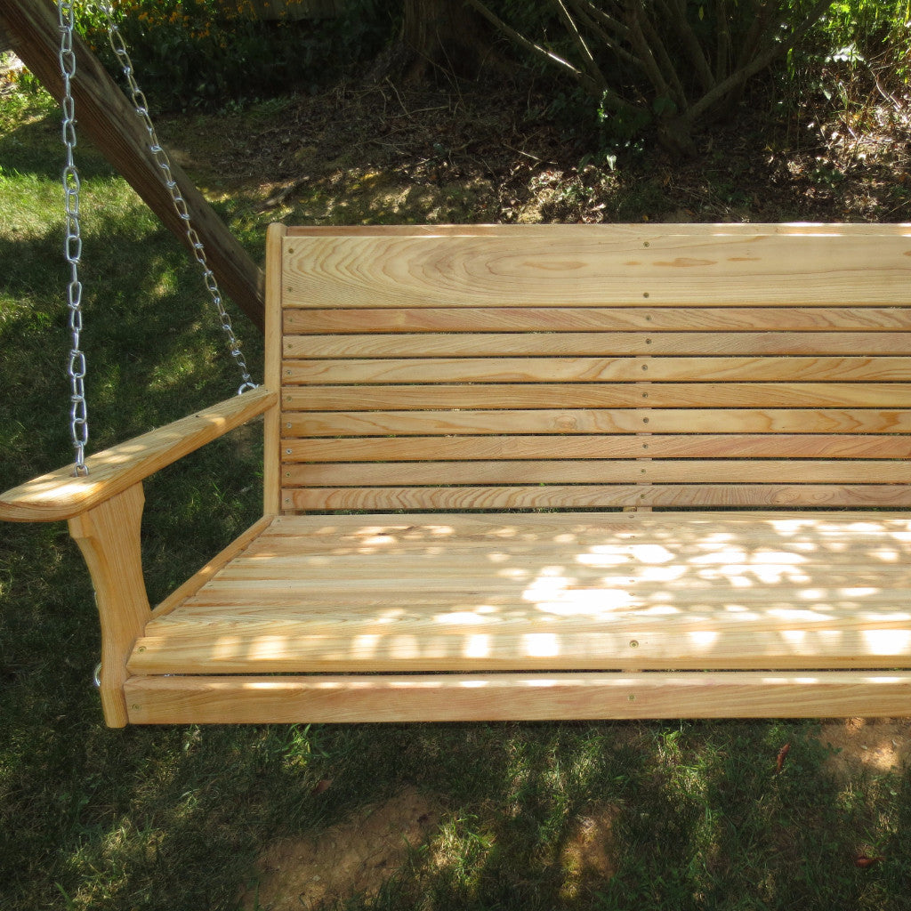 Porch Swing Cypress Wood 48” Wood Tree Swings 9405