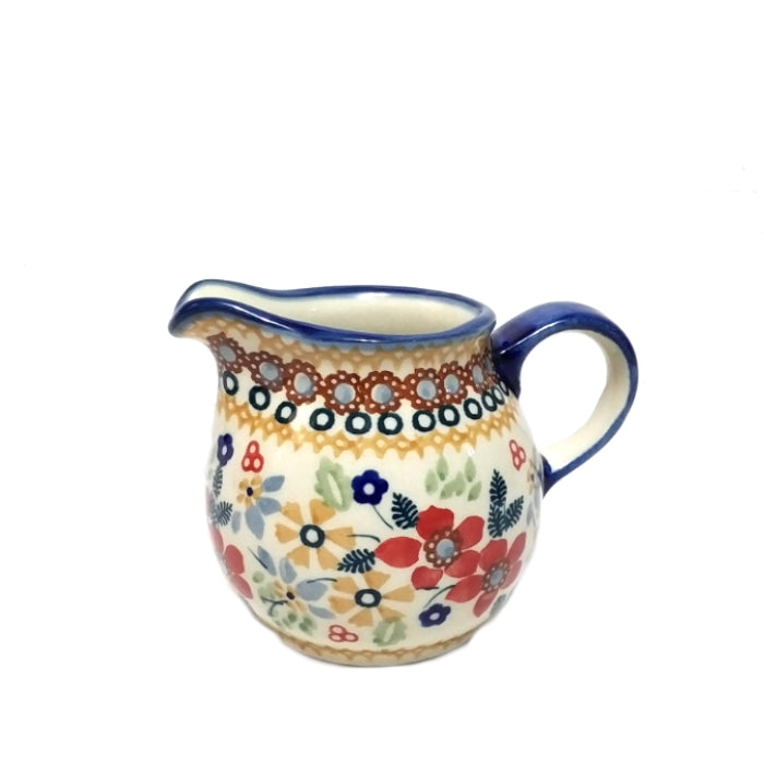 polish pottery creamer