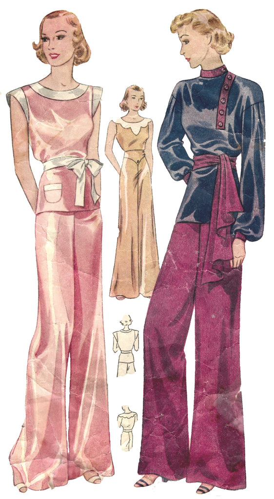 Lounging Pajamas With Sash – Revival Designed