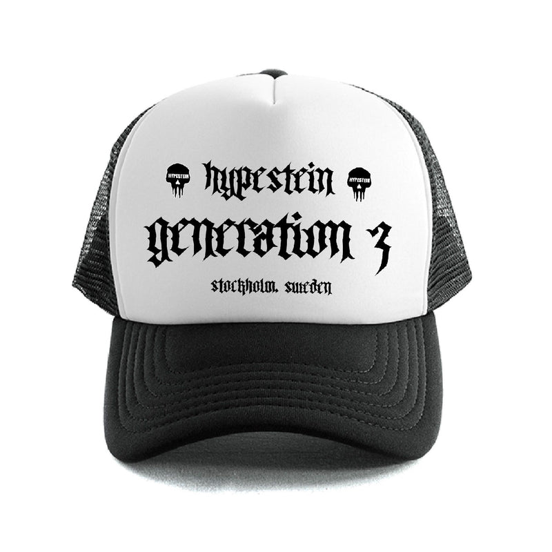 HYPESTEIN GENERATION Z TRUCKER HAT BLACK