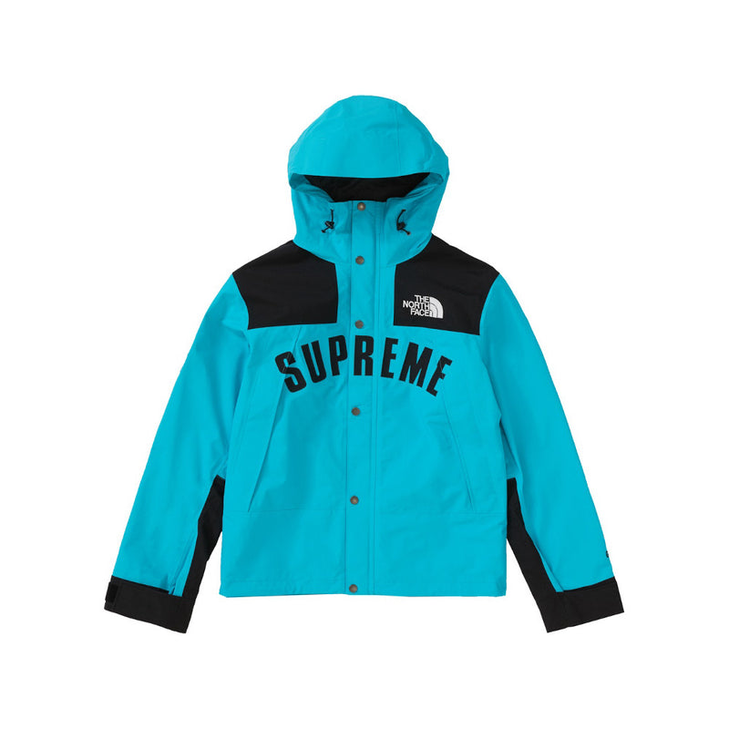 supreme the north face arc logo mountain parka teal