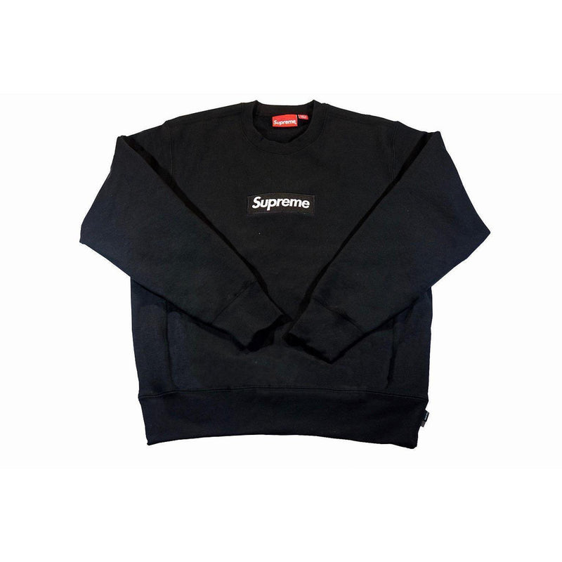 supreme Box Logo Crewneck ブラック 黒 M-