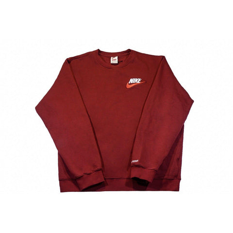 nike crewneck burgundy