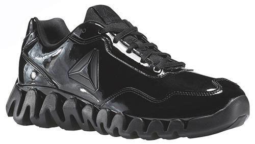 reebok zig se patent leather court shoes