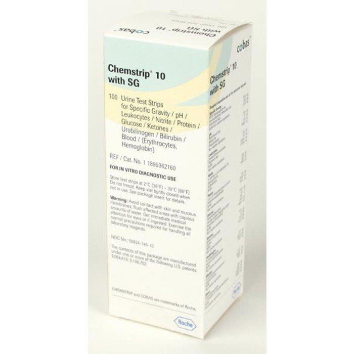 Chemstrip Urine Reagent Strips 10sg (100/bot) by Roche Diagnostics - MedStockUSA.com
