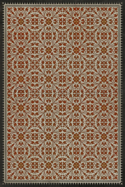 Spicher & Company Vintage Vinyl Floorcloth Mat (Classic Pattern 21 Pai